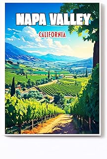 Fridge Magnet California Souvenir Gift Size 2X3 (Napa Valley 1)