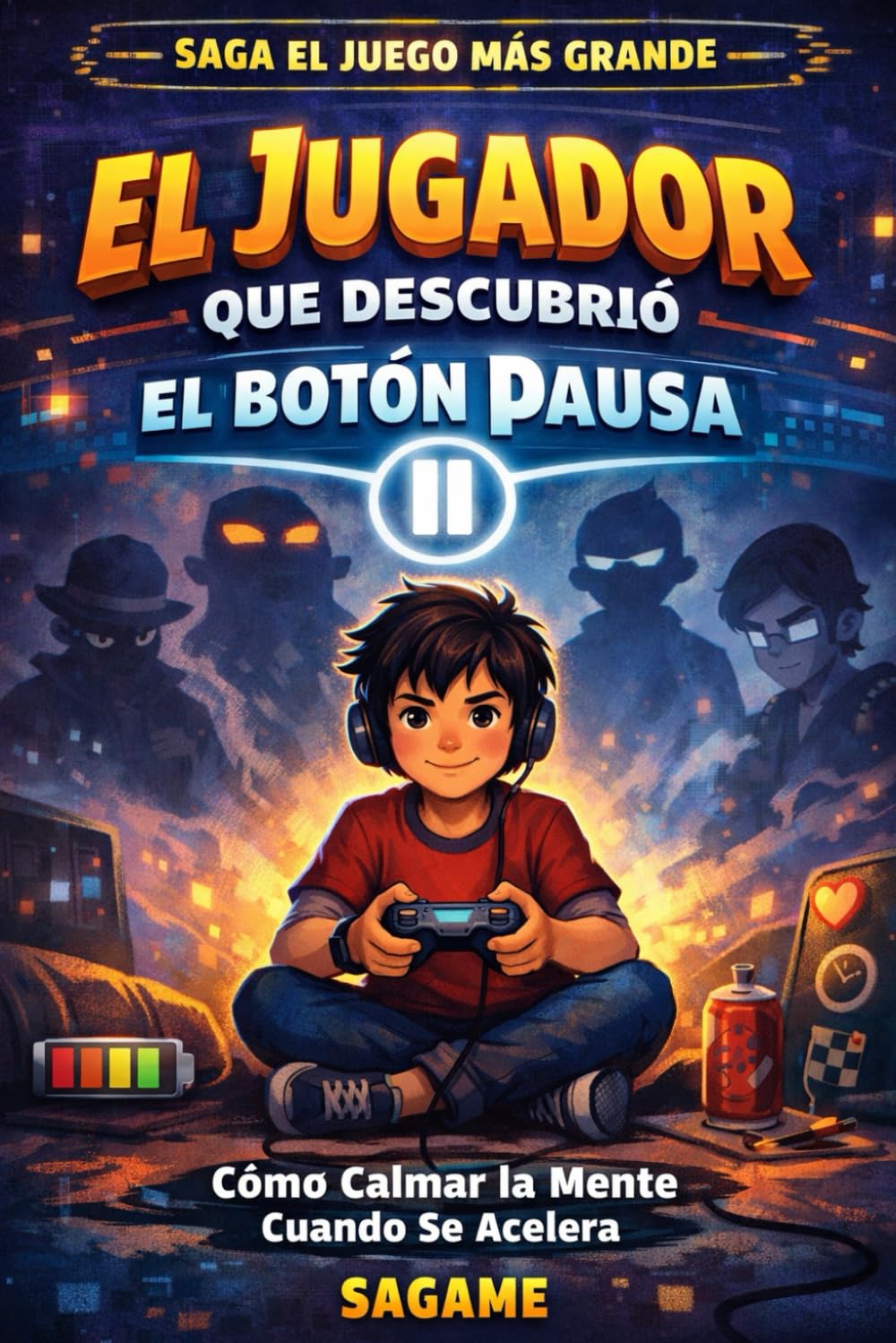 EL JUGADOR QUE DESCUBRIÓ EL BOTÓN PAUSA: Cómo calmar la mente cuando se acelera: 1 (Saga: El Juego Más Grande)