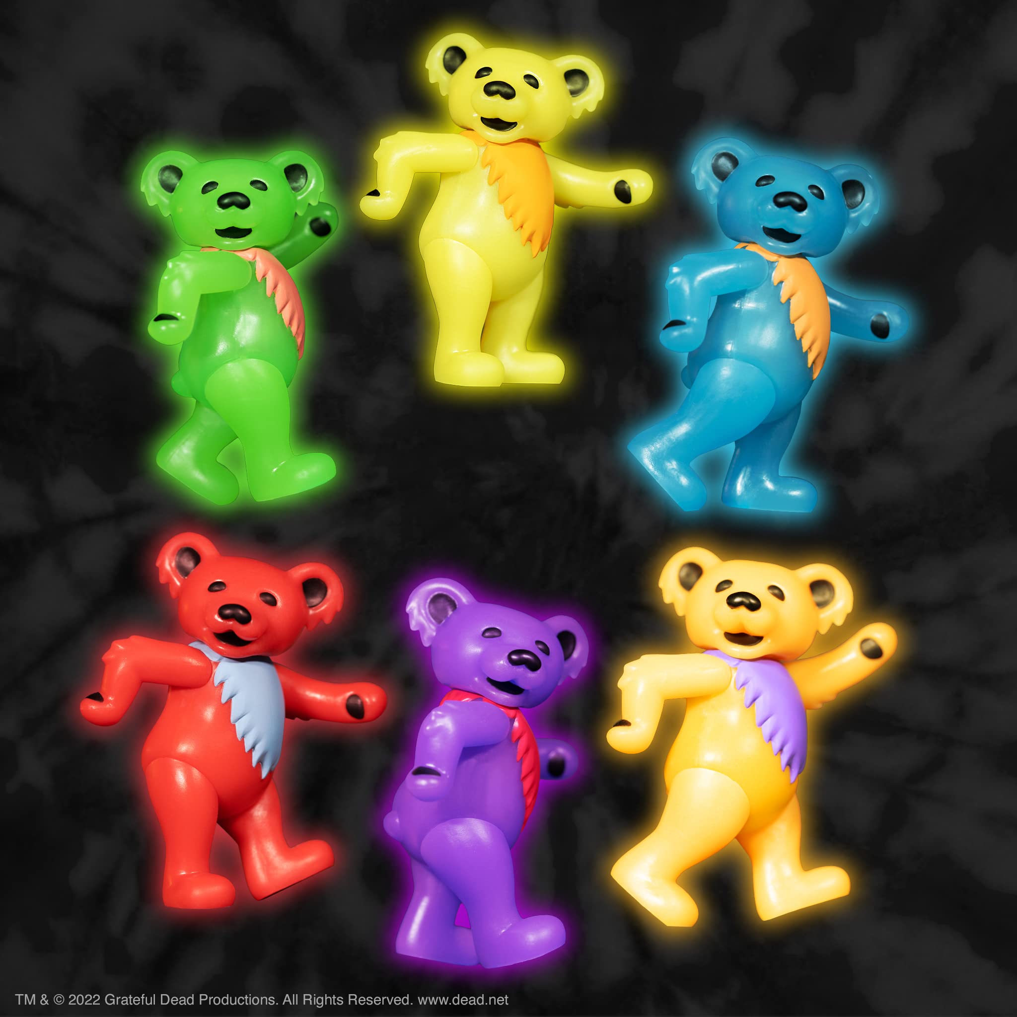 Amazon.co.jp: Super7 グレイトフル・デッド ダンシングベア (暗闇で 