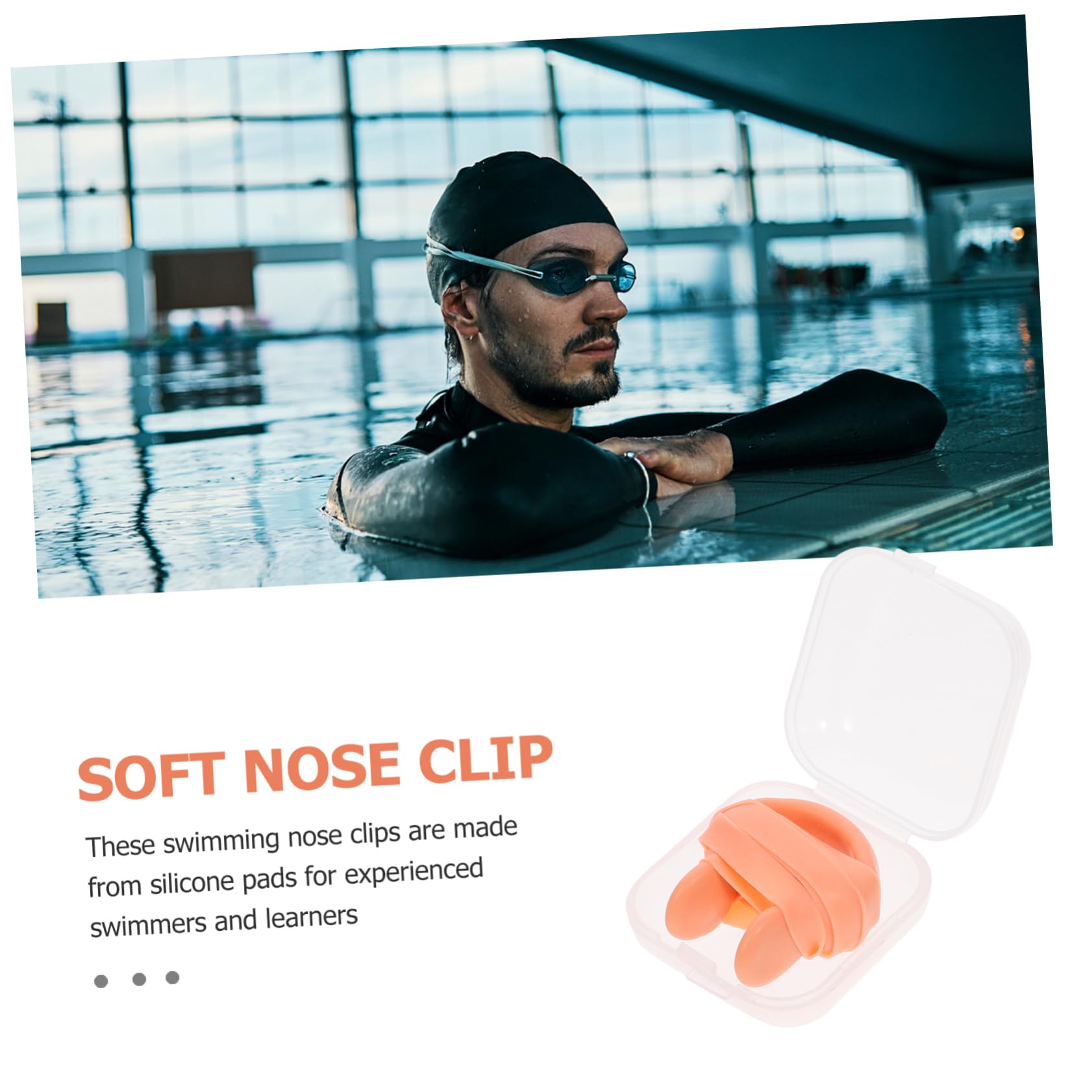 BESPORTBLE 36 STK Nasenschiene elastisches strechgürtel Nasenklammer mit Riemen Nasenklammer für Kinder Nasenclip mit Riemen Nasensplint zum Schwimmen Erwachsene schwimmausrüstung