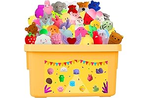 Kawaii Squishies: 130-Pack Adorable Mochi Squishy Treats