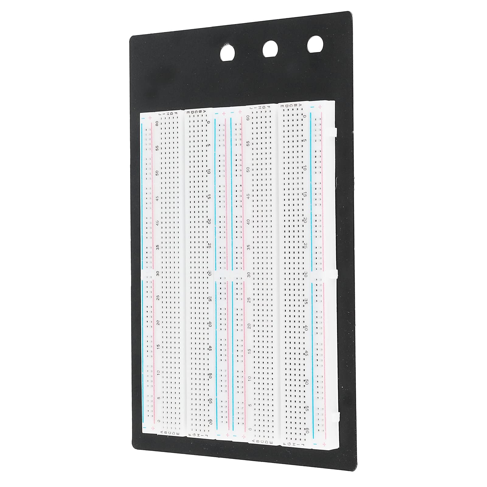 Tagliere senza saldatura 1660 Punti 3 Binding Post Wires Breadboard con 65 ponticelli per circuito di prototipazione, Tagliere