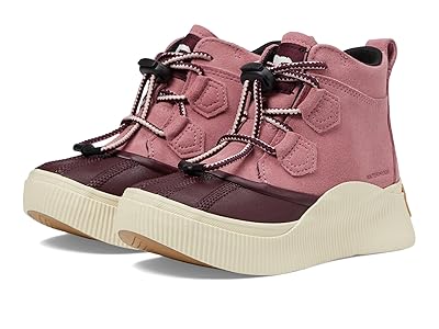 SOREL Kids Out N About IV Classic WP (Little Kid/Big Kid) Kids Shoes Dazed Mauve/Honey White : 2 Little Kid M, Leather