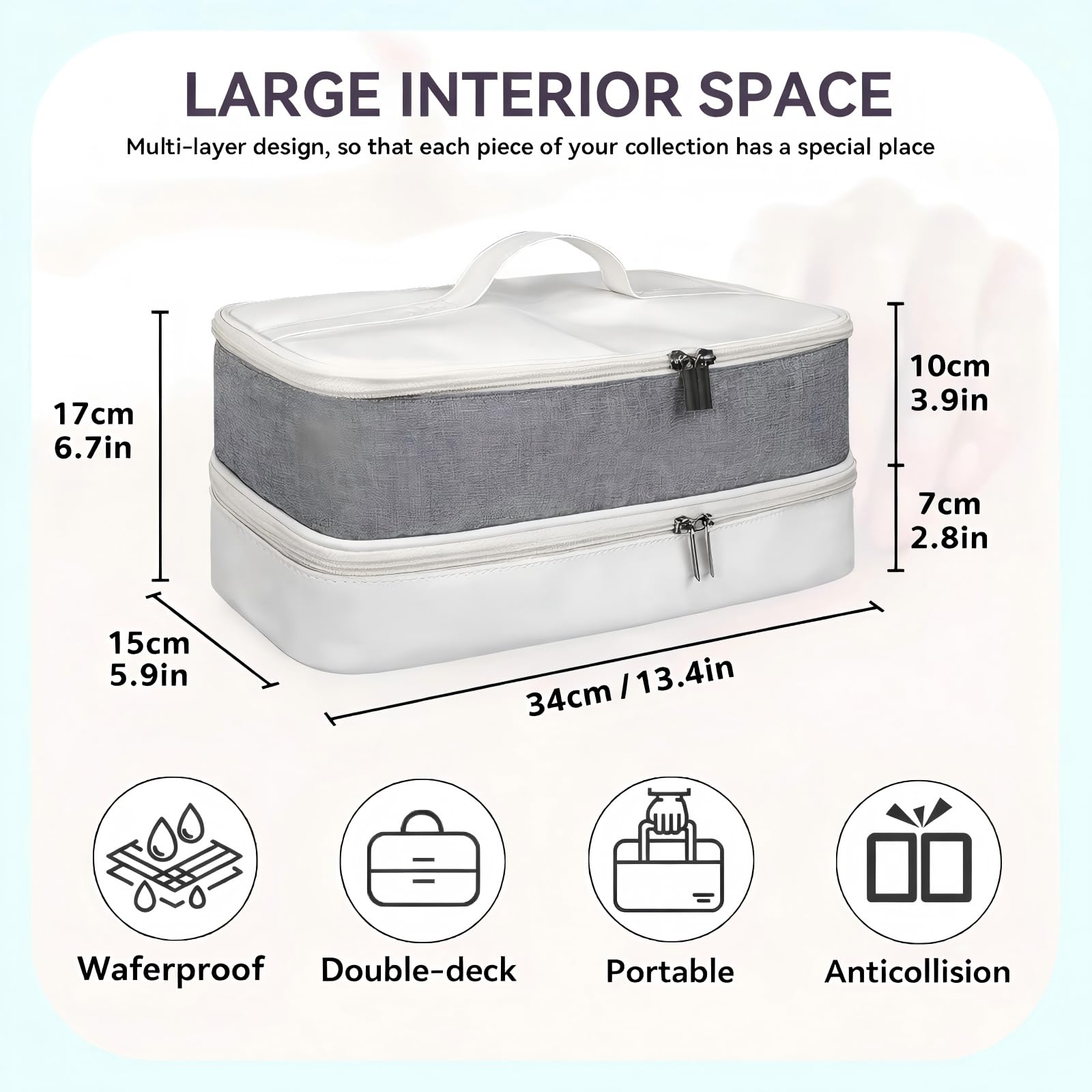 TUOJINRUIDA Sexspielzeug Aufbewahrungstasche – 34x15x17cm Abschließbares,  Diskretes PU-Dildo-Case mit weichem Innenfutter, wasser- & staubdicht, mit  Griff und 2 Zahlenschlössern (Schwarz) : Amazon.de: Drogerie & Körperpflege