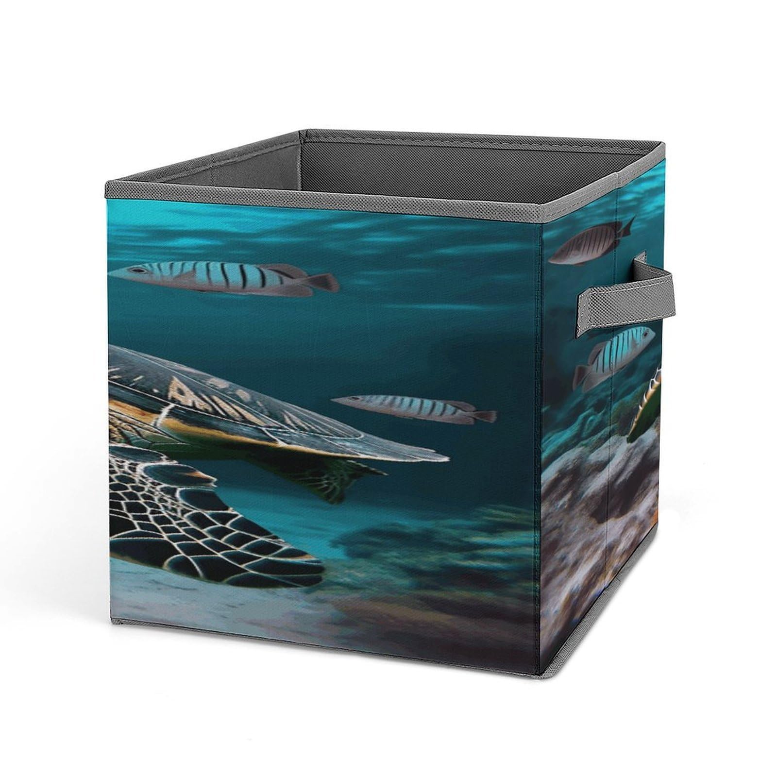 Fekiloot Style Ocean Animal Turtle Storage Bins Storage Baskets