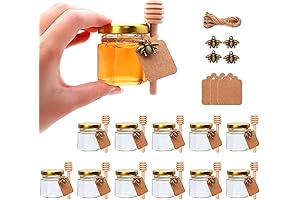 Hexagon Small Honey Jars For Favors