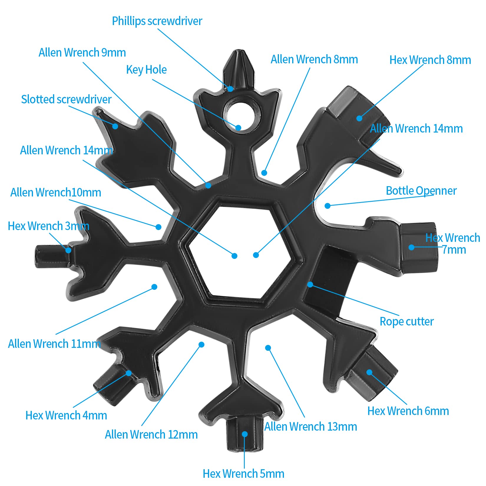 Gancio Traino Per Rimorchio Bicicletta Universale - Con Perno Di Sicurezza E Chiave Multiuso (Nero) - Foto 12