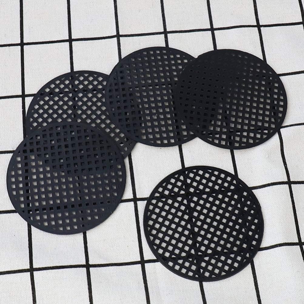 Ciieeo 150 Pcs Pot Hole Mesh Pad Pot Hole Mesh Pad Round Drainage Screens Garden Drainage Hollow s for Gardening Planting