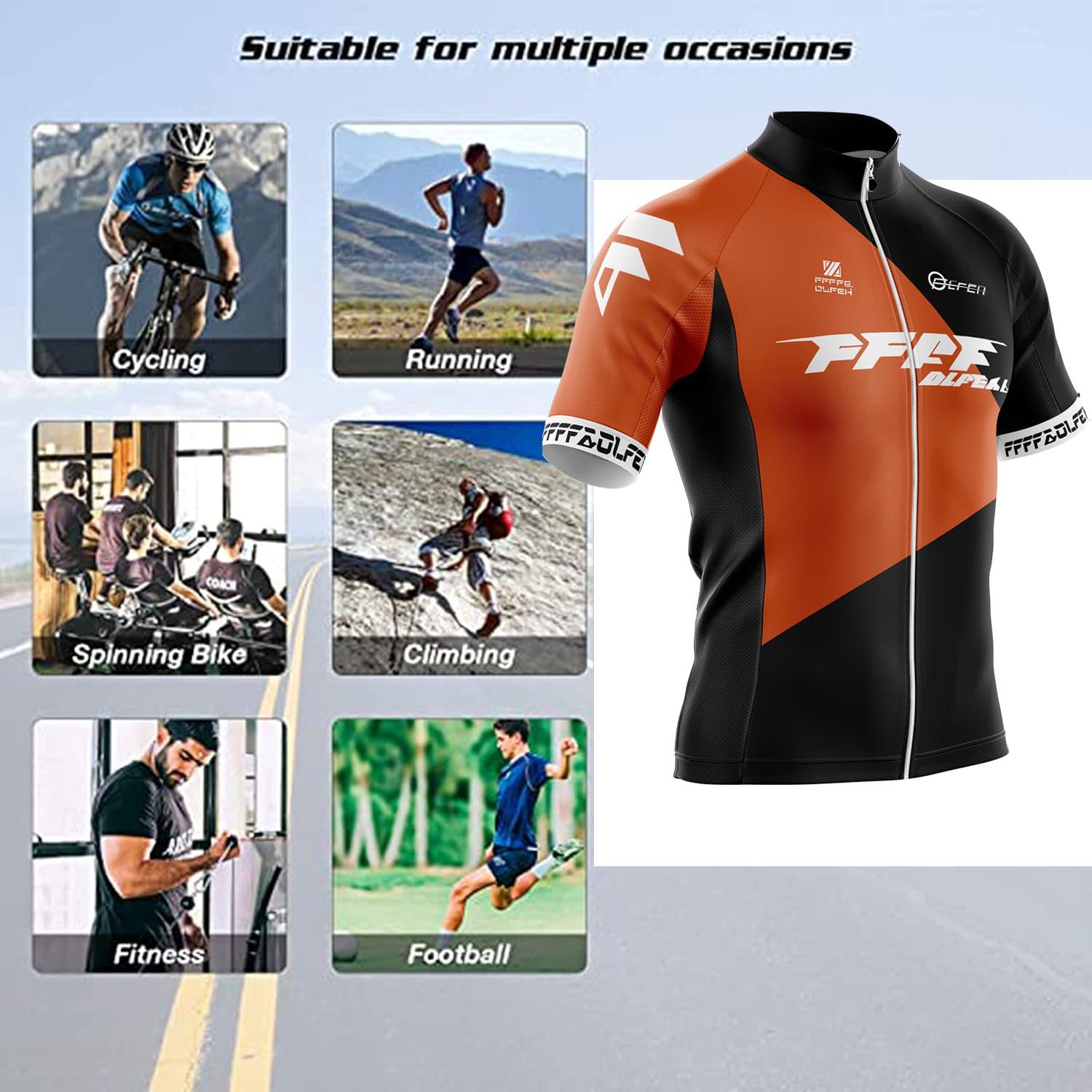 Abbigliamento Ciclismo Uomo Completo Ciclismo Uomo Estivo Completi Ciclismo Squadre Tuta Ciclismo Uomo In Gel Traspirante e Ad Asciugatura Rapida