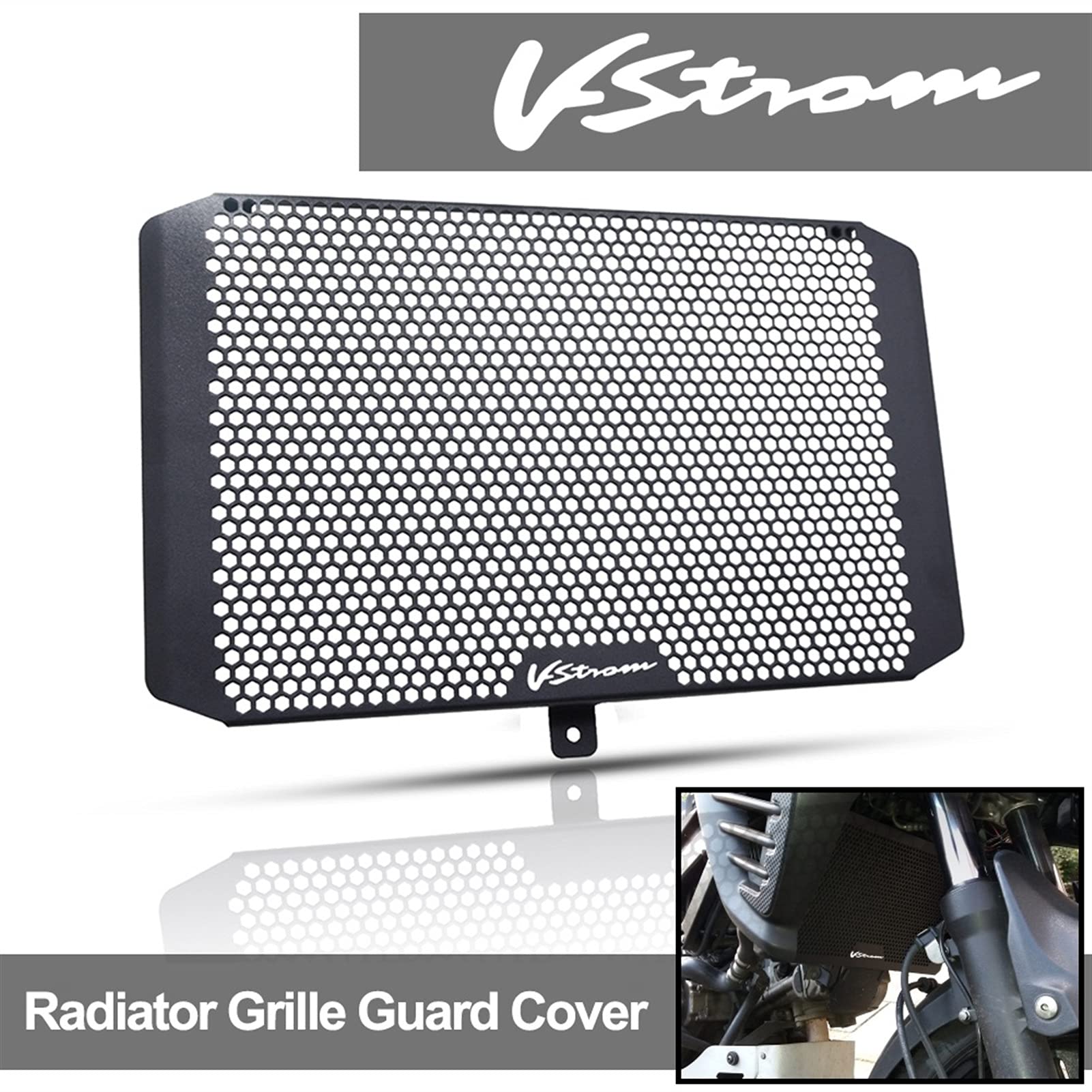 Grille SUZUKI VSTROM DL 650 1000 1050 XT 2003 2025 2012 2014 2015 2017 2018 2020 Protection Grille de Radiateur - Équipement moto