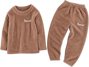 Kids Pajamas, Winter, Fluffy, Room Wear, Top and Bottom Set, Long Sleeve, Warm, Unisex, Kids, 39.4 - 59.1 inches (100 - 150 cm), Brushed, Thermal