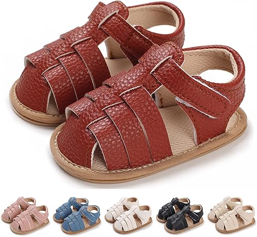 Miniatura 3 de Baby Boy Slippers Children Baby Toddler Shoes Boys And Girls Sandals Round Toe Flat Bottom Sandalias Para Niños De 1 Año