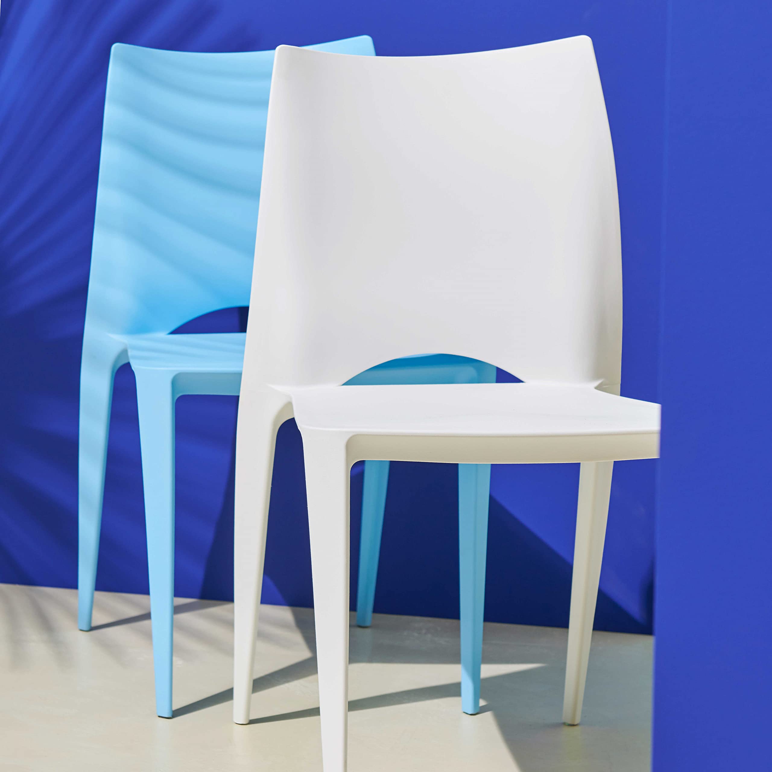 Oviala Lot de 2 chaises Pliantes en Acier Jaune