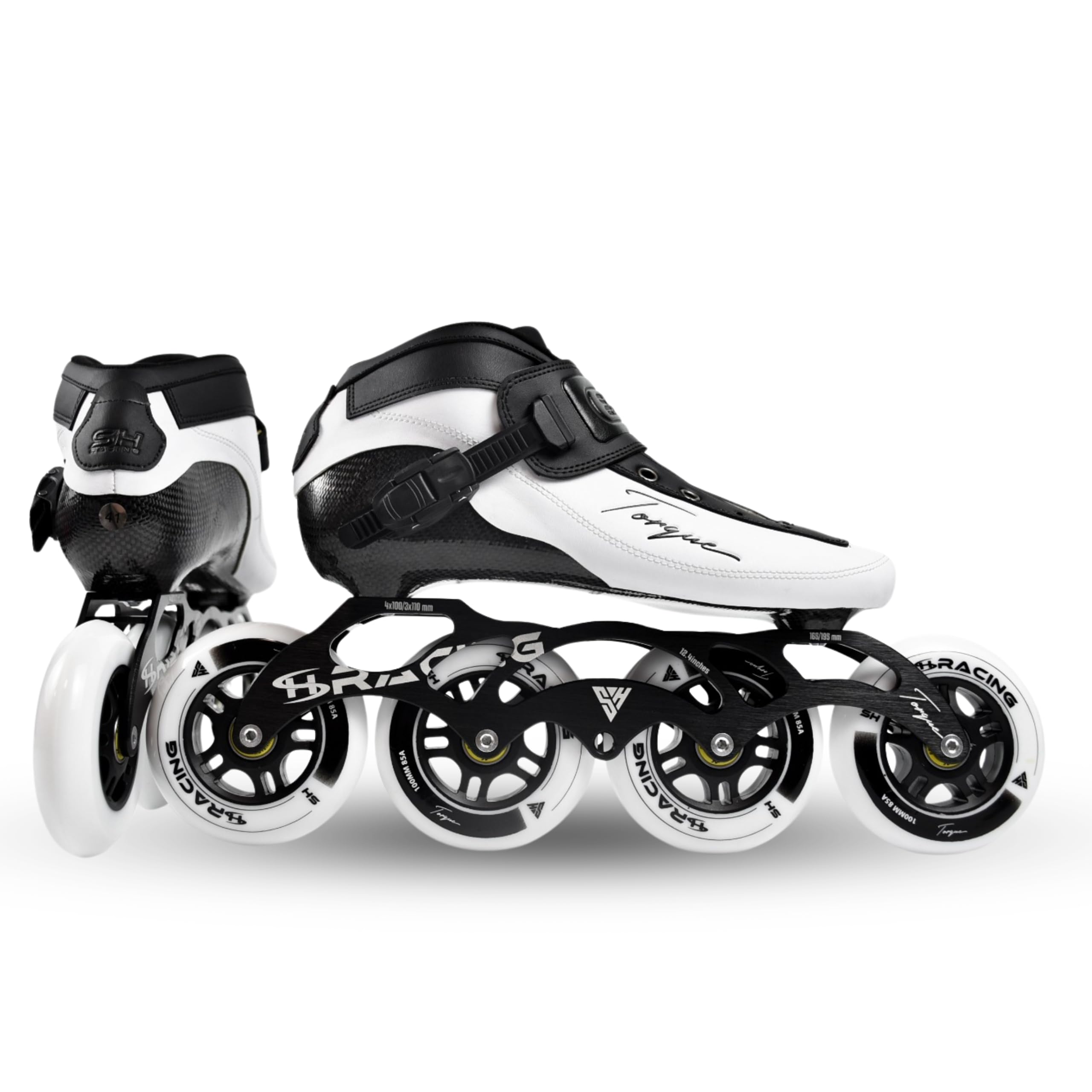 SH Torque Inline Speed Skates 7 Layer Carbon Fibre Shoes | Professional Model, Carbon Boot, Multiple Wheel Sizes, High-End Design, Speed Skating-image-41