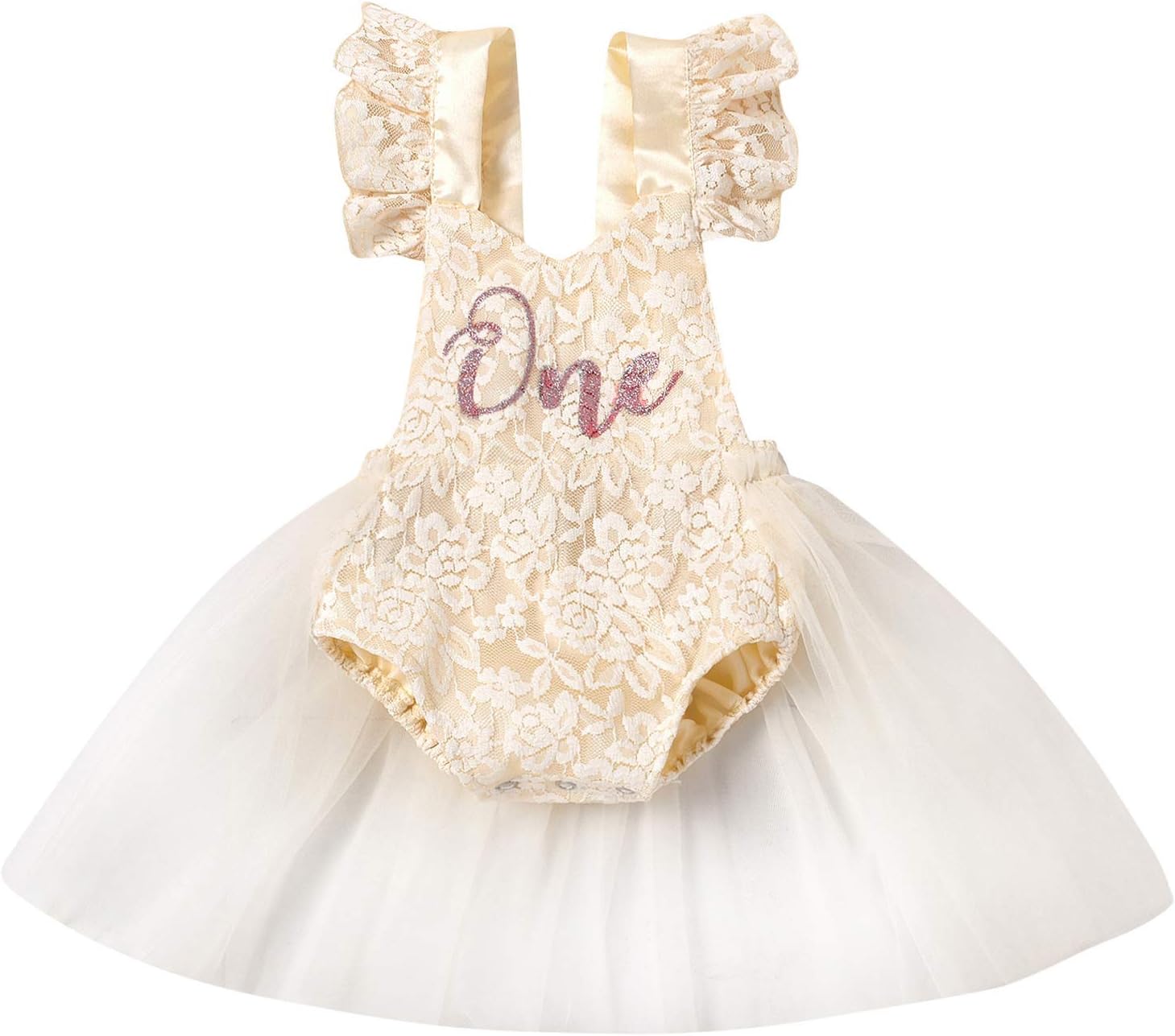 Floral Lace Backless Tutu Romper Dress for Baby Nigeria Ubuy