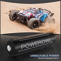 POWEROWL AA Újratölthető Elemek 8db - 2800 mAh Nagy Kapacitású Ni-MH Akkumulátor 1200 Töltési Ciklussal Távirányítókhoz, Játékokhoz, Lámpákh 3