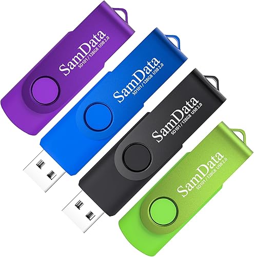 Miniatura 84 de Paquete de 5 unidades flash USB de 128 GB de 128 GB de memoria USB con luz LED para almacenamiento y respaldo