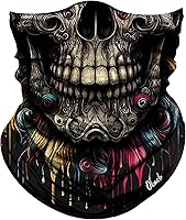 Vista 69 de Obacle - Tapabocas con cuello polar y de estilo de pañuelo contra el polvo y el sol para hombre y mujer