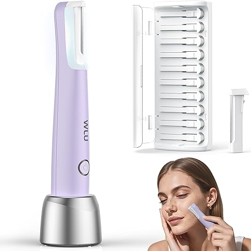 Dermaplane Razor for Women Face, WLU Rechargeable Face Dermaplaning Tool