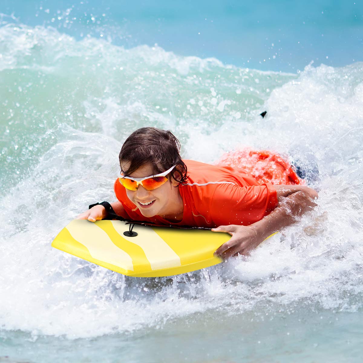 Costway Bodyboard, deska do pływania, deska surfingowa dla