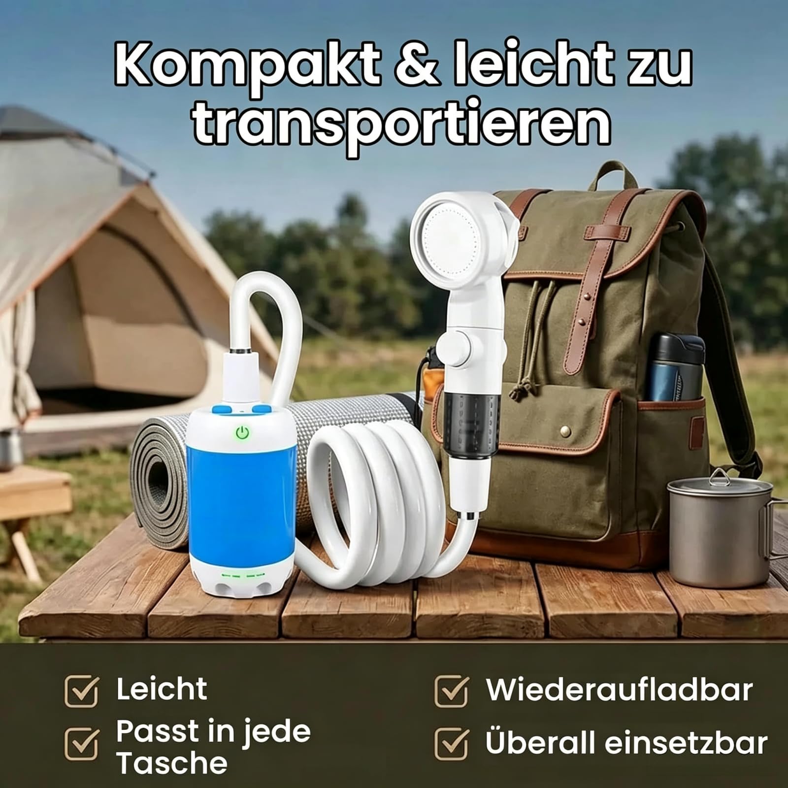 Craftaison Tragbares Wasserpumpen-Set