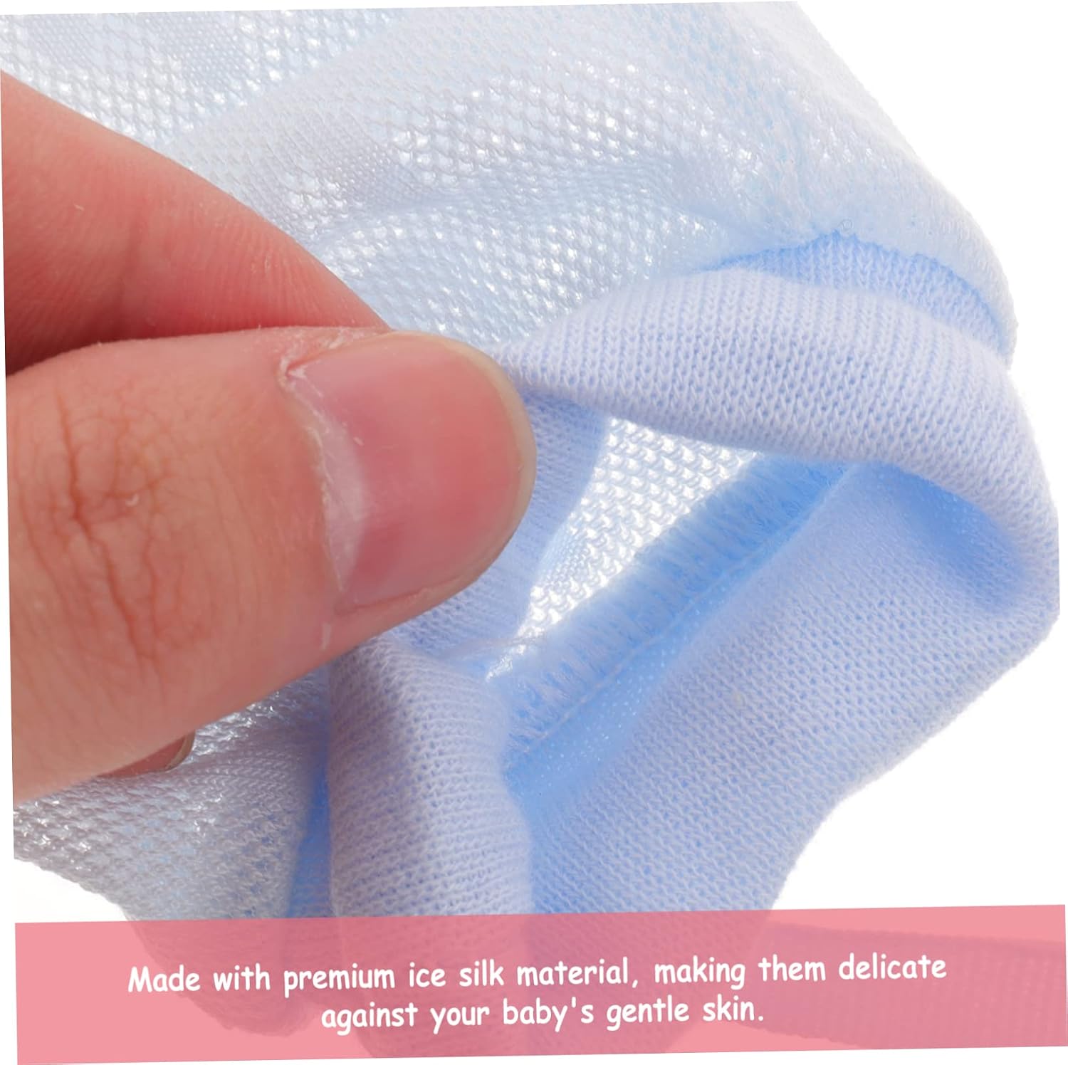 BESPORTBLE Adjustable Baby No Scratch Mittens 6 Pcs Cotton Infant Gloves Drawstring for Newborn Protection Breathable and Soft Mittens for Boys and Girls Season Use