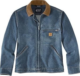 Carhartt Mens Denim Detroit Jacket