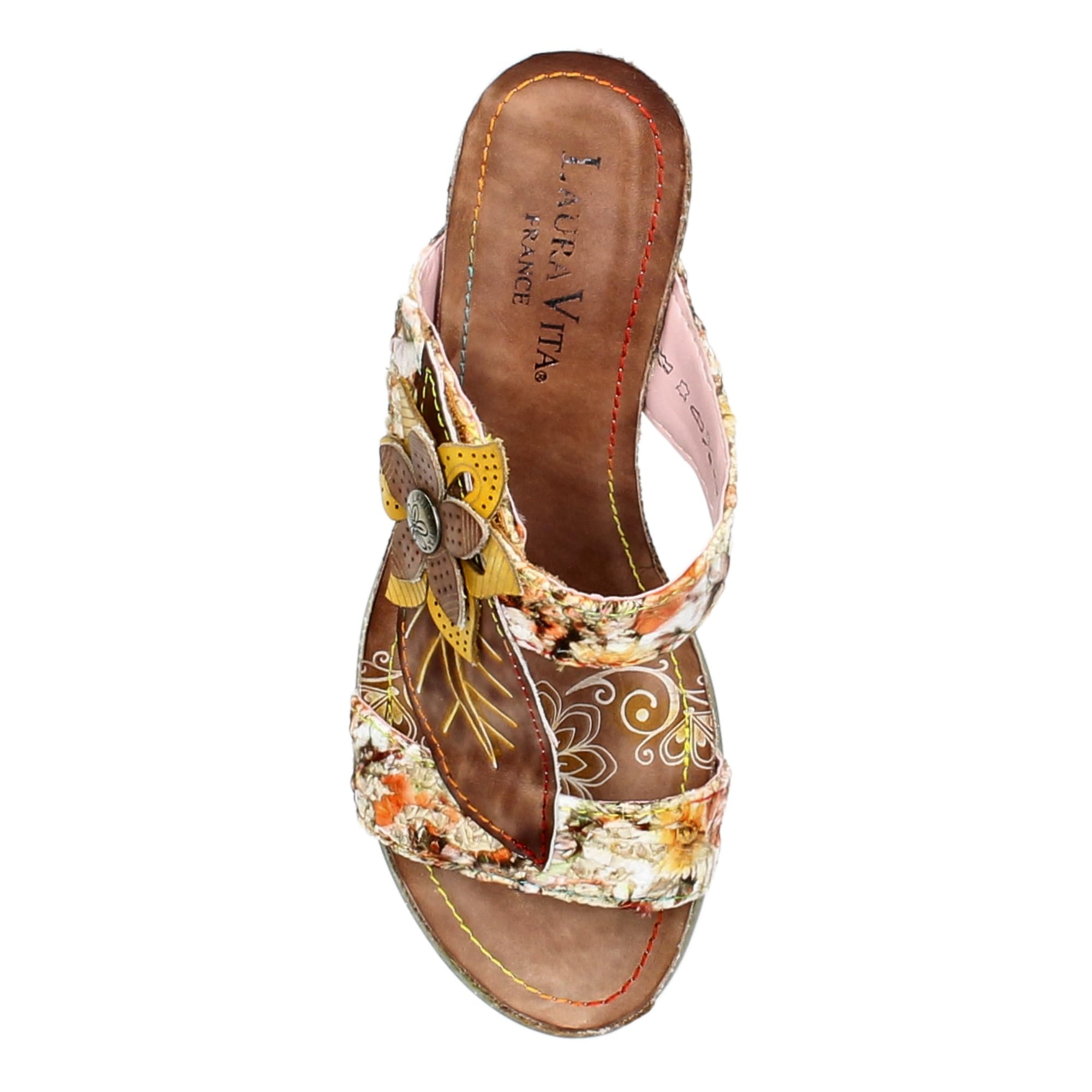 LAURA VITA Mules en Cuir pour Femmes HACEO 10