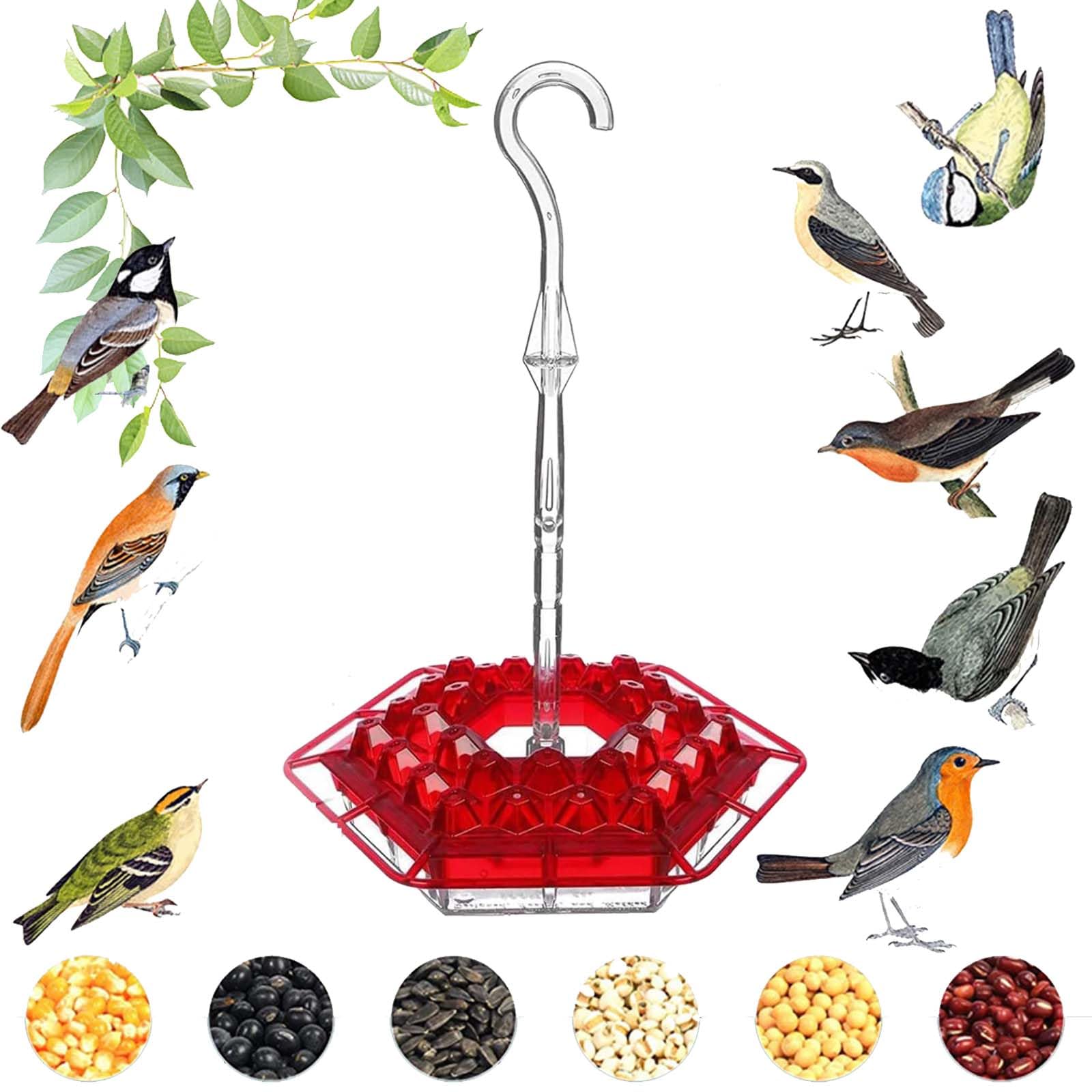 shirem Hummingbird feeders for Outdoors,sherem Hummingbird Feeder,sherum Hummingbird Feeder,The Best Hummingbird Feeder (Red)
