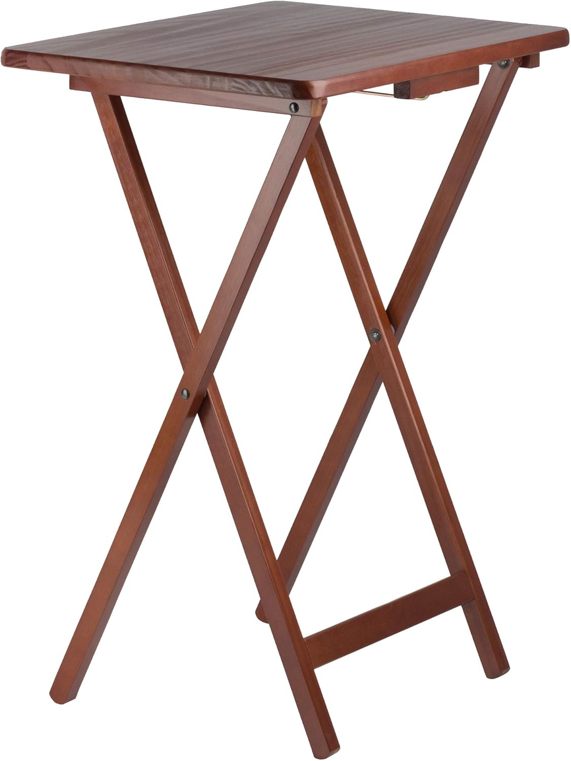 Winsome Alex 5-PC Set Snack Table, Walnut : Home & Kitchen