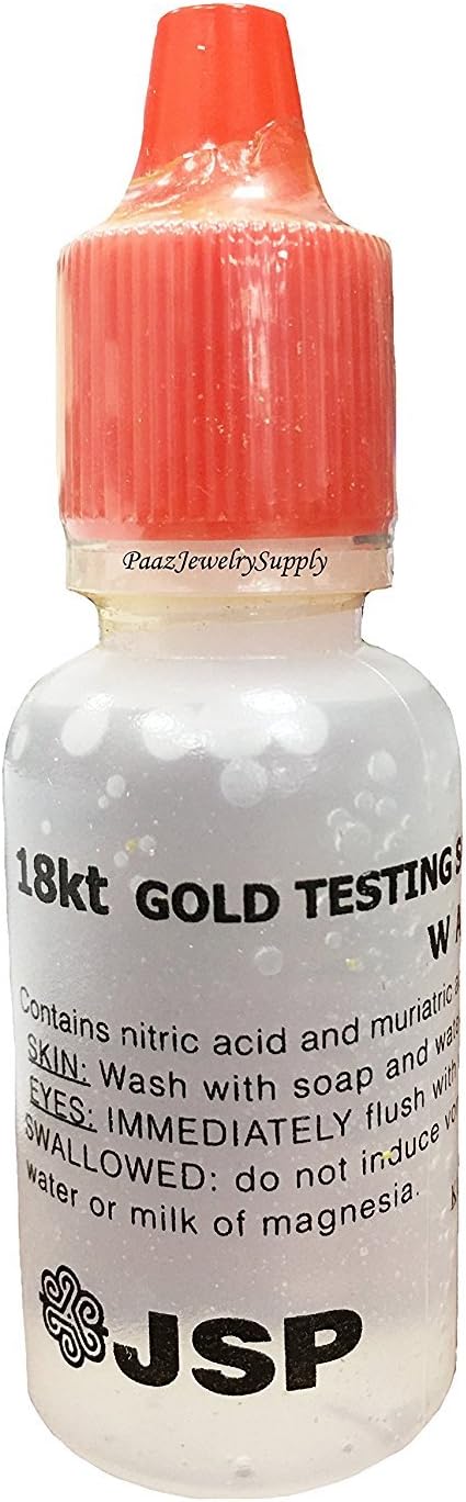 12 Bottles - 18k Test Testing Acid Gold Tester