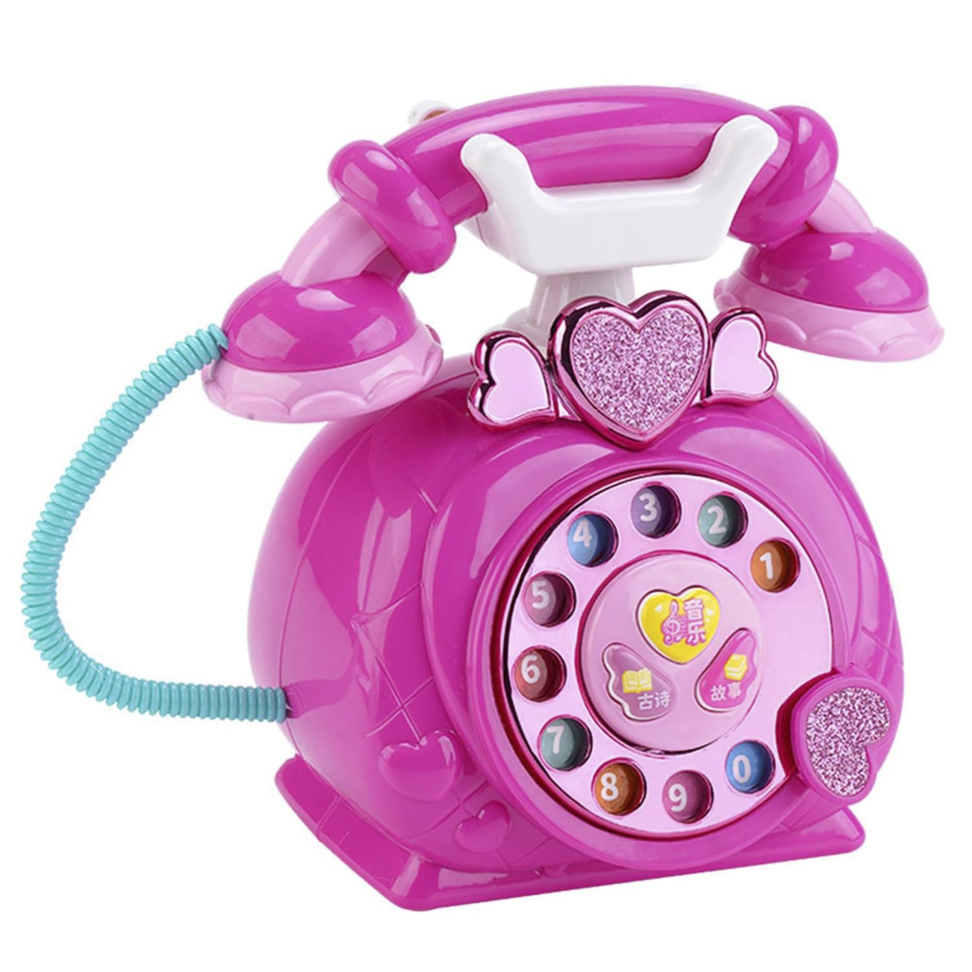 Zest 4 Toyz Musical Toys for Kids | Telephone for Kids | Telephone Toy | Pretend Play Toys | Light & Sound Toys | Birthday Gift for Boys and Girls - Pink-image-10