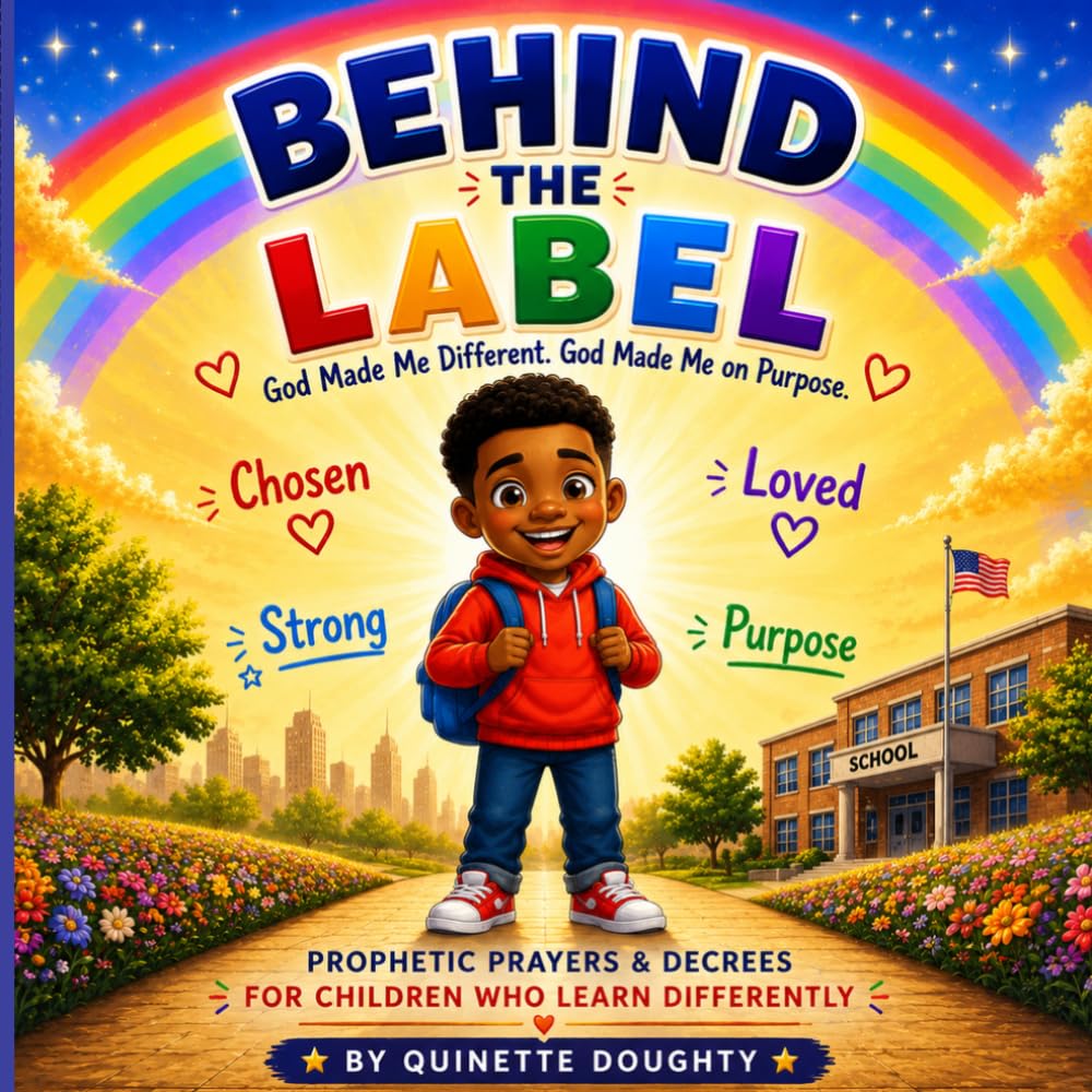 Behind the Label: A Christian Children’s Book About Confidence, Identity & Faith for Kids Who Learn Differently | Includes Prophetic Prayers & ... Made Me Different. God Made Me on Purpose.