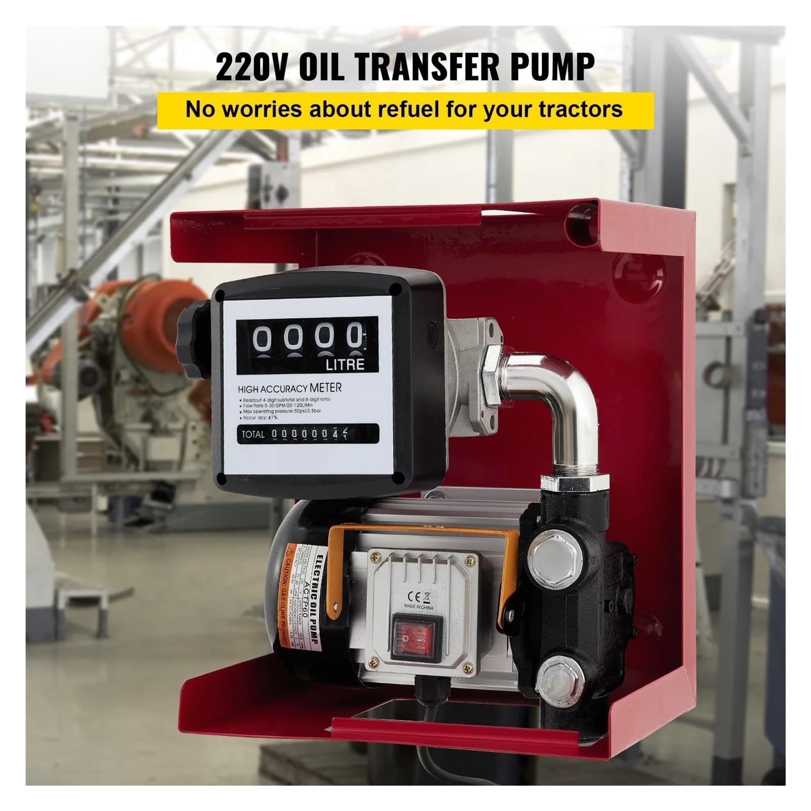 Dystrybutor Benzyny, Elektryczna samozasysająca pompa przenosząca paliwo 550 W pompa przenosząca 60 l/min zestaw do dozowania pompy paliwa Bio olej nafta do silników wysokoprężnych