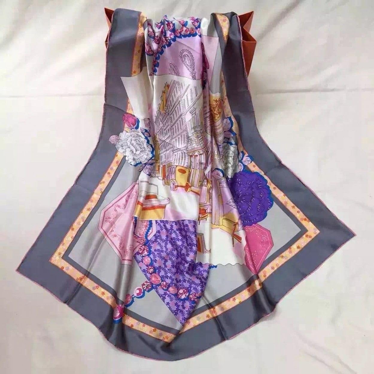 Home Line PAÑUELO DE Seda 100% Natural VIWIN & Silk,