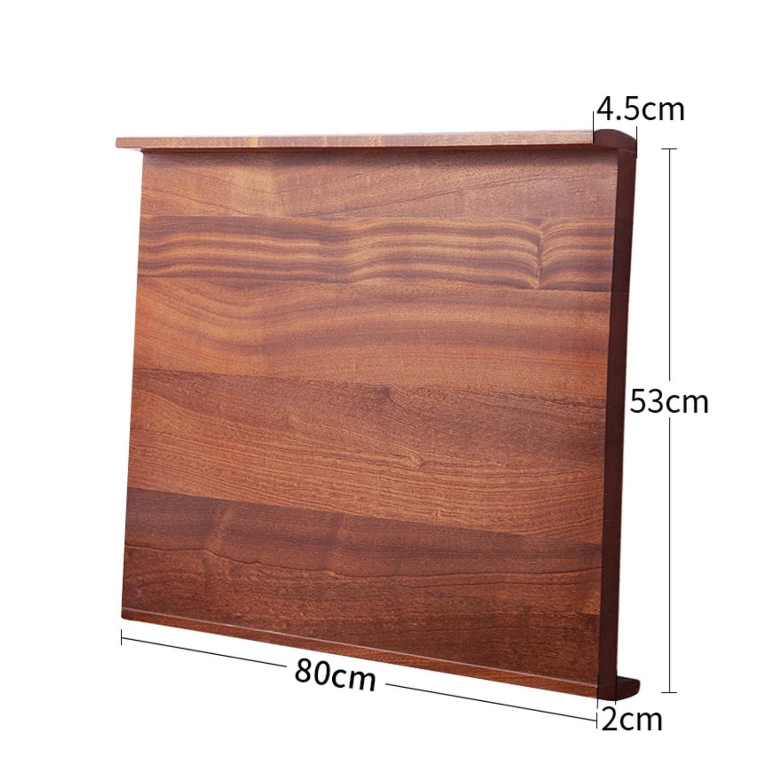 F Fityle Tabla de Cocina de Madera Tabla de Amasar Tabla de Pastelería Tabla de Cortar con Canto de Retención Antideslizante y Zona Amplia Adecuada para, 80 53 2cm, Doble Pestaña