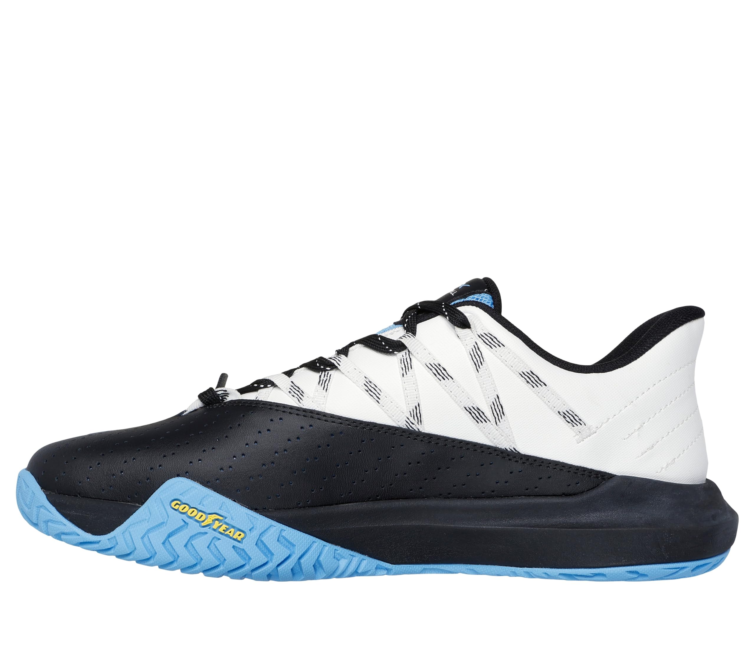 Skechers | Plantilla de espuma Move, suela de goma Goodyear, parte superior de malla y cuero, ajuste relajado, apto para pádel