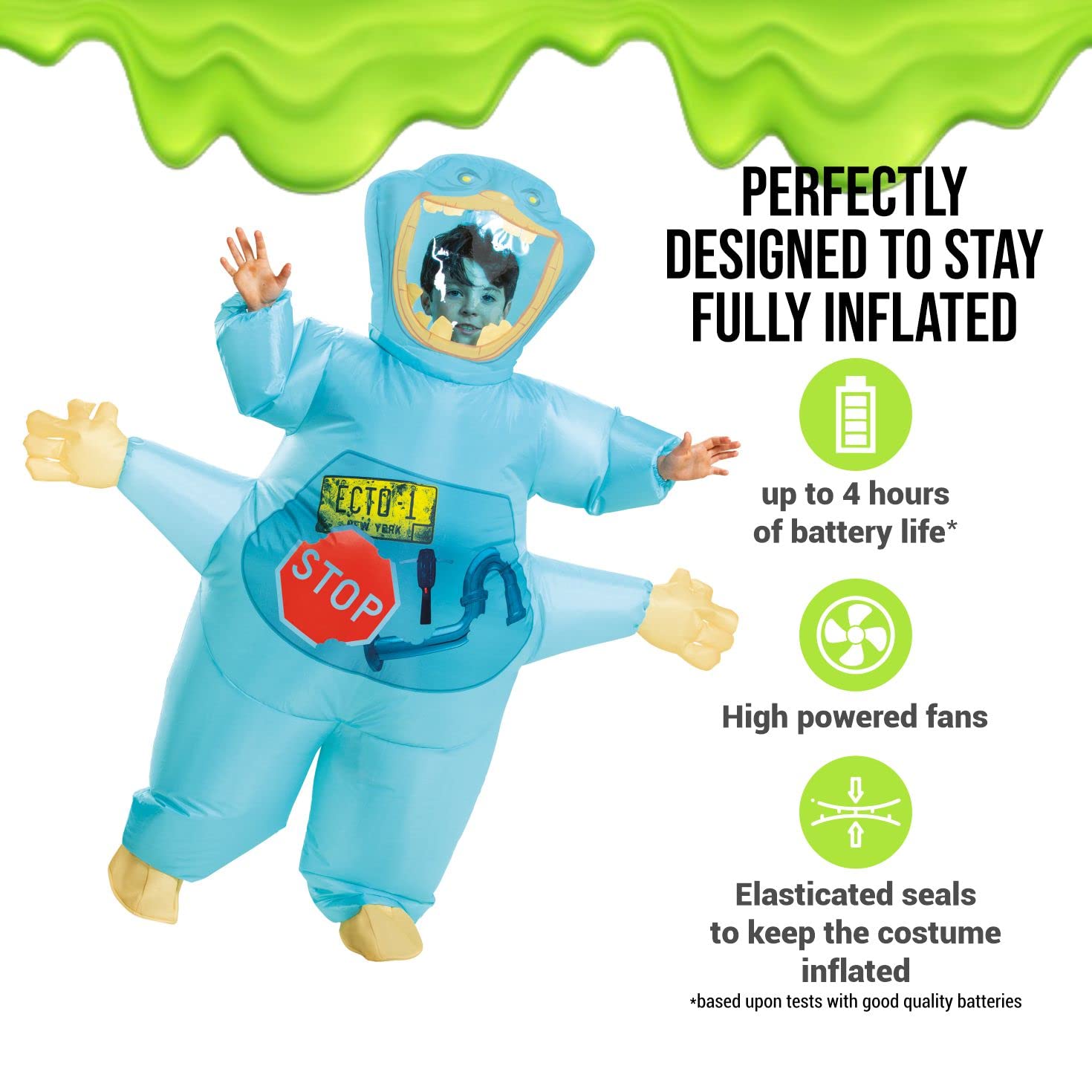 Disguise Costume Muncher Ghostbusters Bambini, Costume Halloween Bambini Taglia Unica