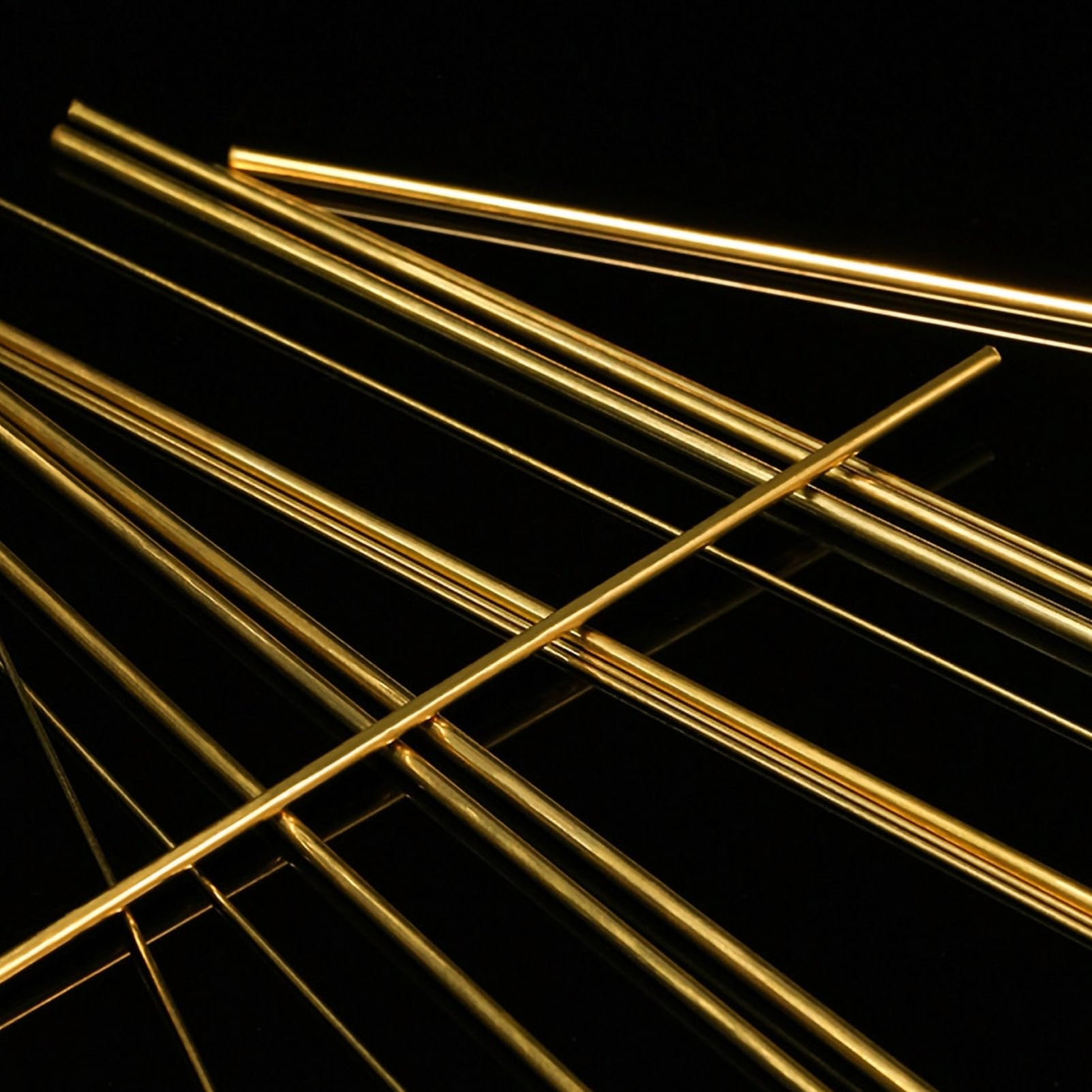 CIMAXIC 7pcs Copper Craft Support Rods DIY Model Material En Dowel Rods Models Frame Rod