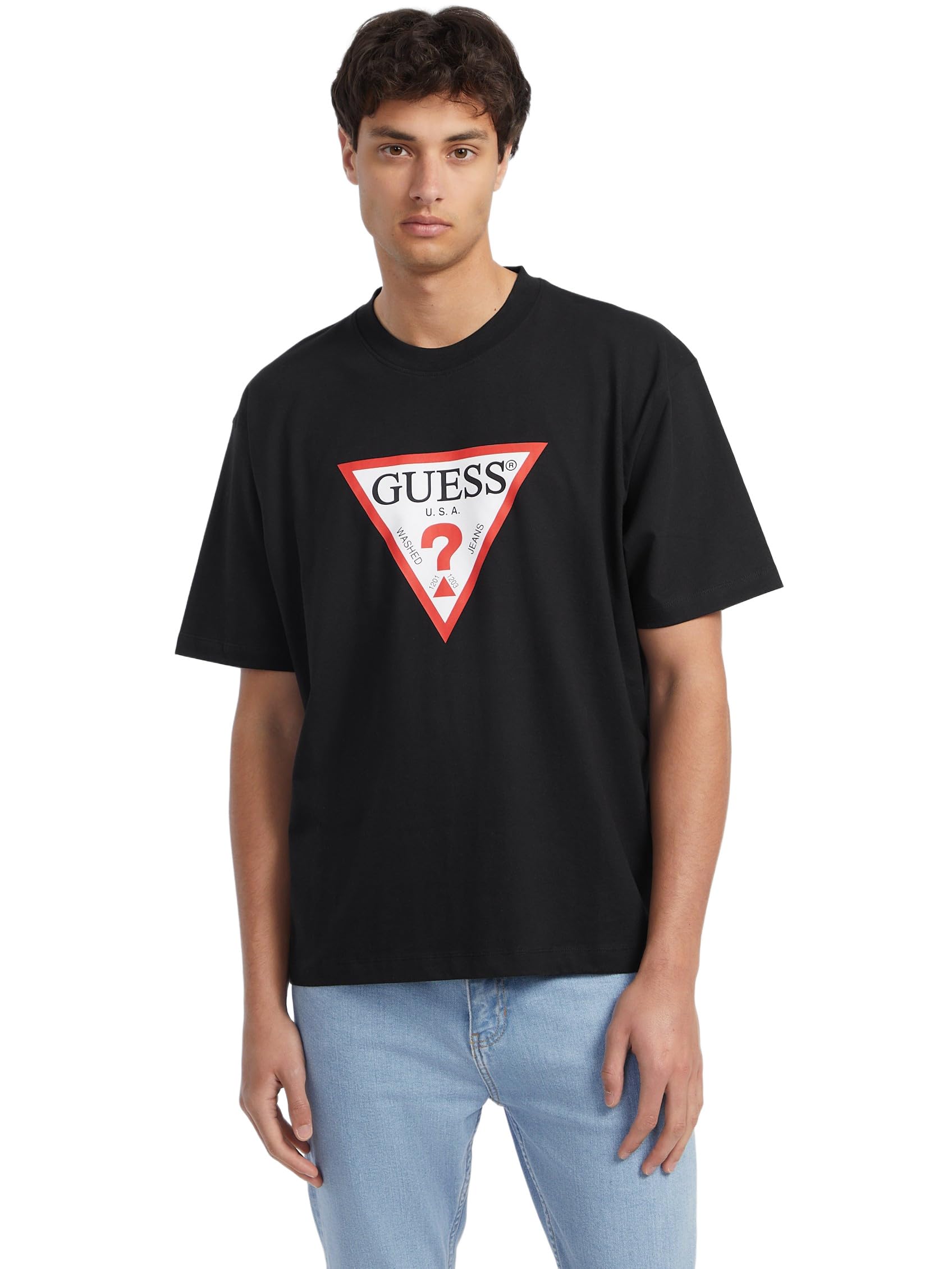 Guess Gj SS Cn Os Iconic tee Camiseta Hombre (Pack de 1)