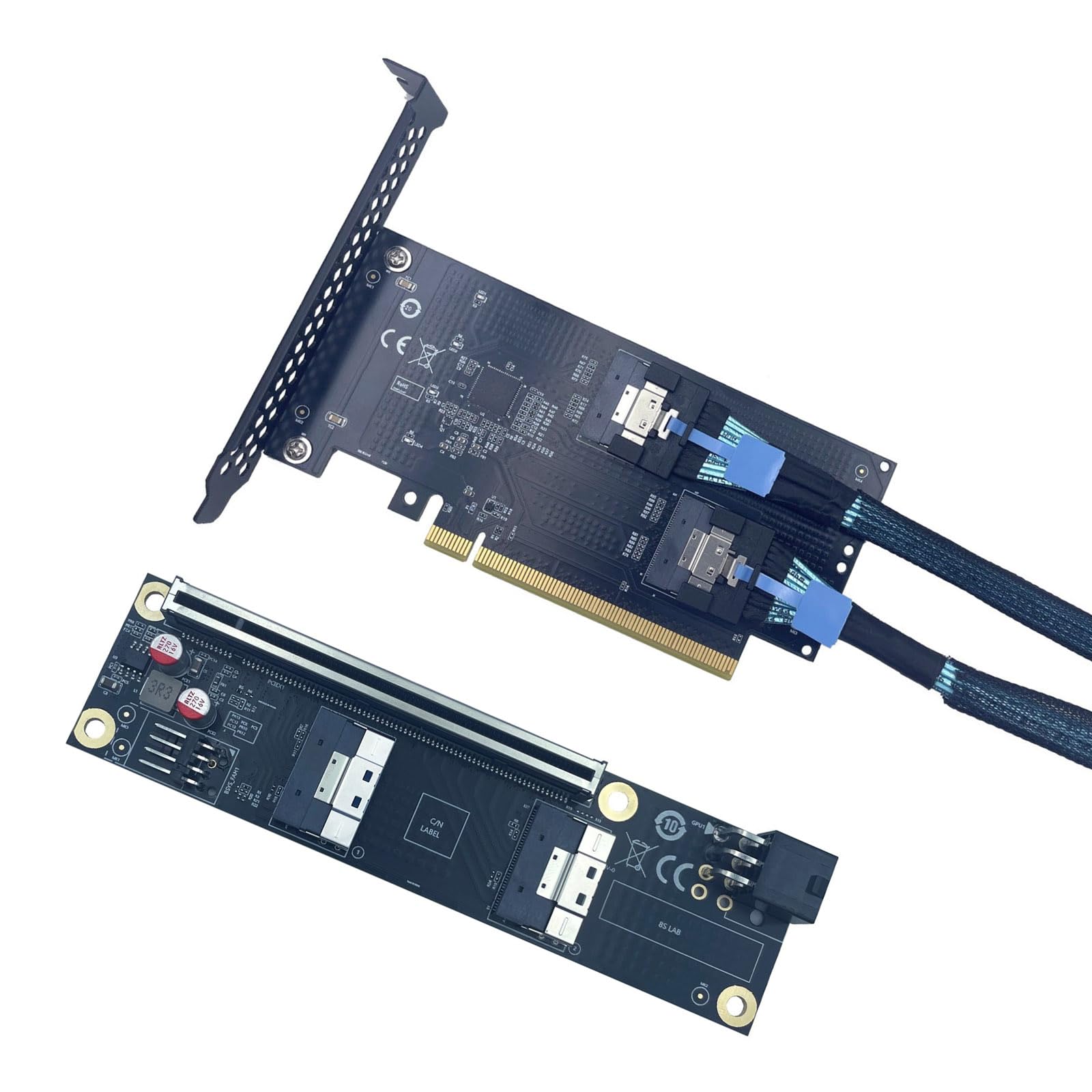 Scheda Split avanzata per sistemi PCIe4.0/5.0 Che Offre Prestazioni migliorate nelle Applicazioni per Data Center Adattatori GPU