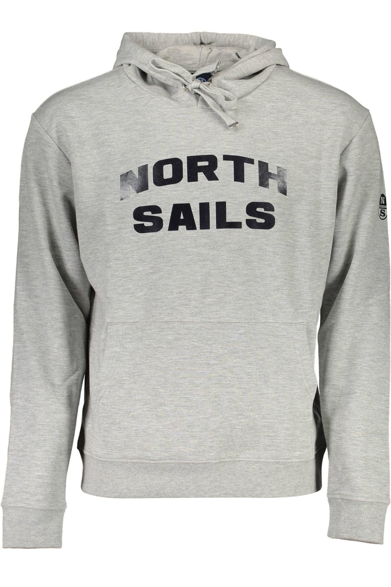 Pull en coton gris North Sails maille premium et finitions soignées - 4