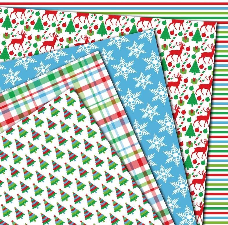 Miniatura 4 de DGAGA Plantillas autoadhesivas de serigrafía para árbol de Navidad, transferencia de copos de nieve, plantilla de malla reutilizable para