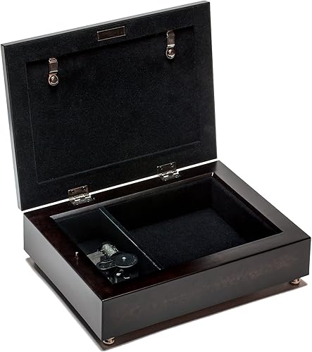 Miniatura 3 de Cottage Garden La gente especial sostiene la llave Burlwood Jewelry Music Box Plays Light Up My Life