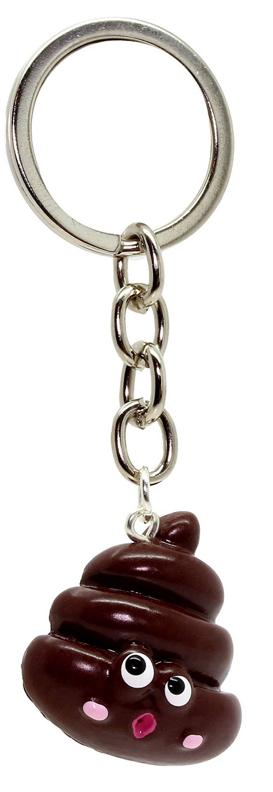 bluebubbleMY EMOJI Smiling Pile Of Poo Keyring on Gift Card