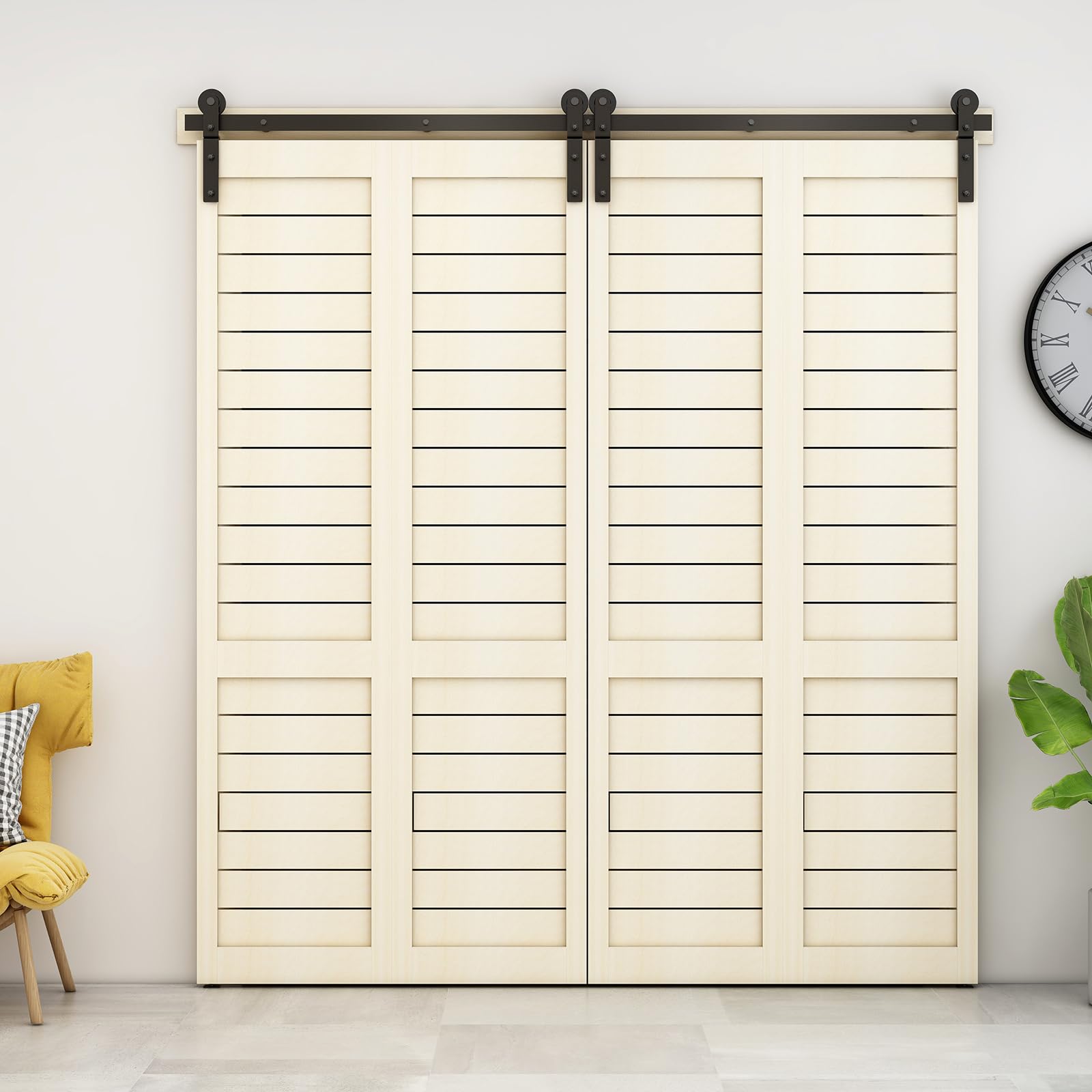 CCJH 11FT Bifold Sliding Barn Door Hardware 132