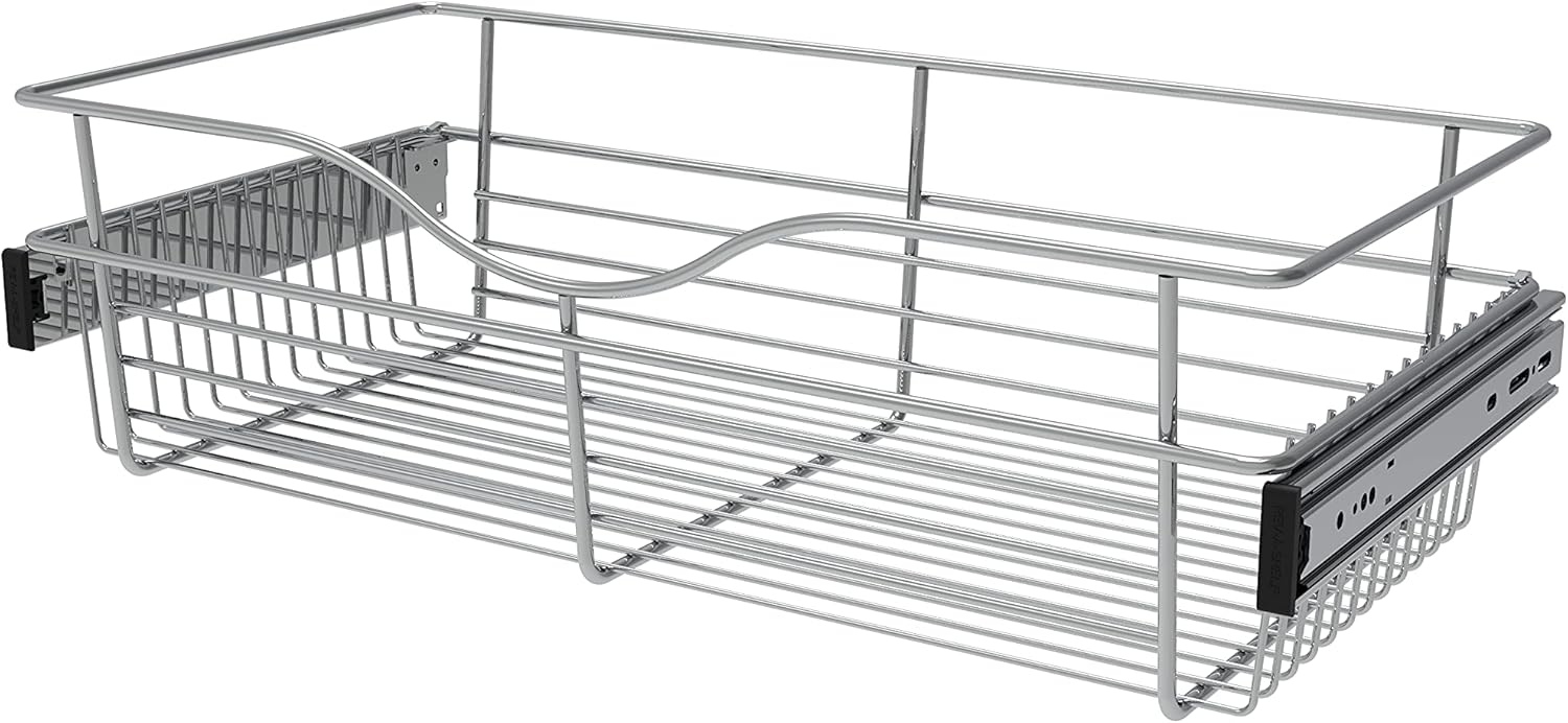 REV-A-SHELF 24" W Closet Basket for Custom Closet Systems
