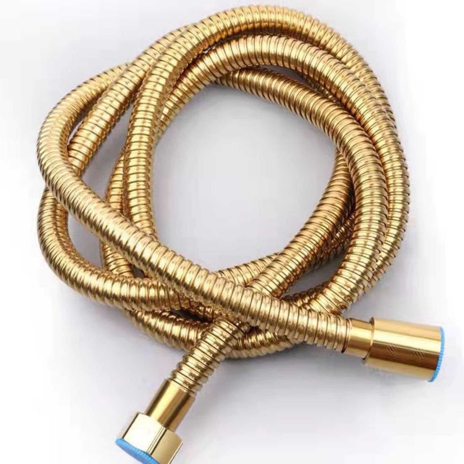 Manguera de ducha multicolor de acero inoxidable de 1,2 m (d 2 m) – Reemplazo flexible para una fácil instalación, ajuste universal para todos los cabezales de ducha