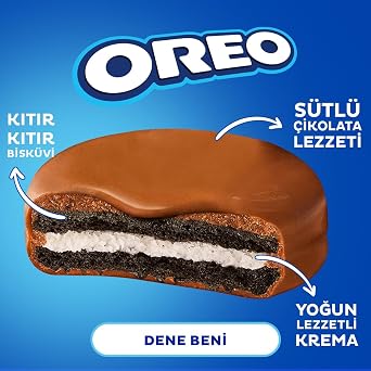 Oreo Enrobed Sütlü Çikolata Kaplamalı Bisküvi 246 gr