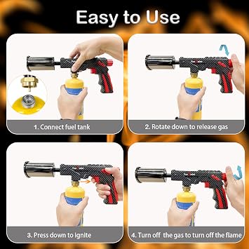 Powerful Cooking Propane Torch Lighter, Tank Not Included